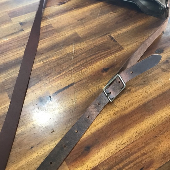 In Blue Waxed Canvas Crossbody - Picture 4 of 4